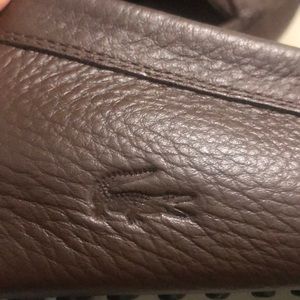 Lacoste Concours 118 Leather Shoes Brown